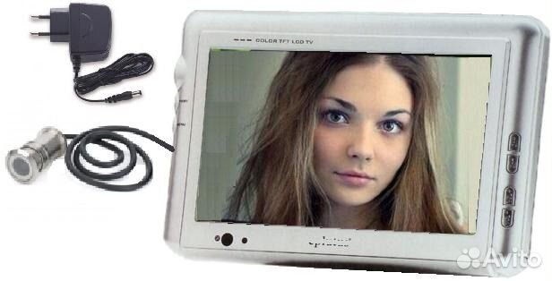 Цветной видеоглазок с монитором (новый)