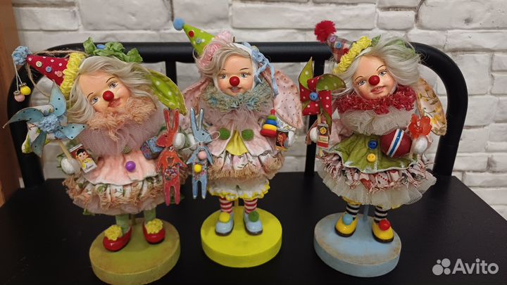 Ватные елочные игрушки