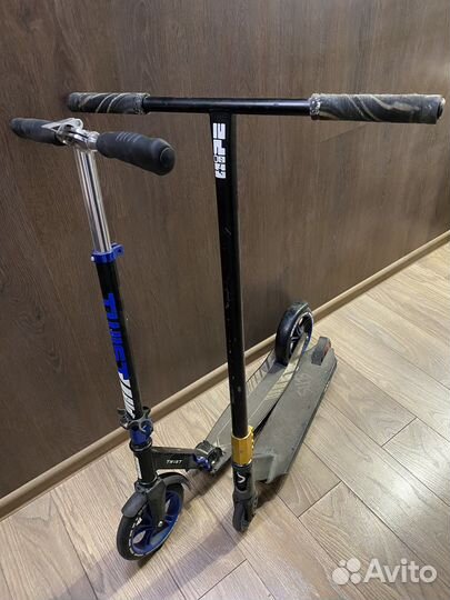 Самокат взрослый и кастомный трюковой