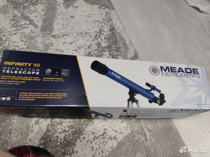 TP209001телескоп meade infinity 50 мм