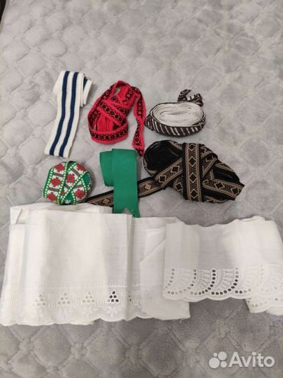 Тесемки и шитье