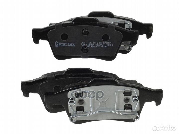 853 000B-SX 842 00FDB1540 колодки дисковые з