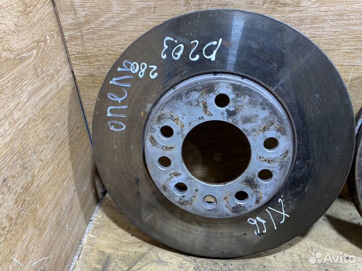 Комплект передних тормозных дисков Astra H D203