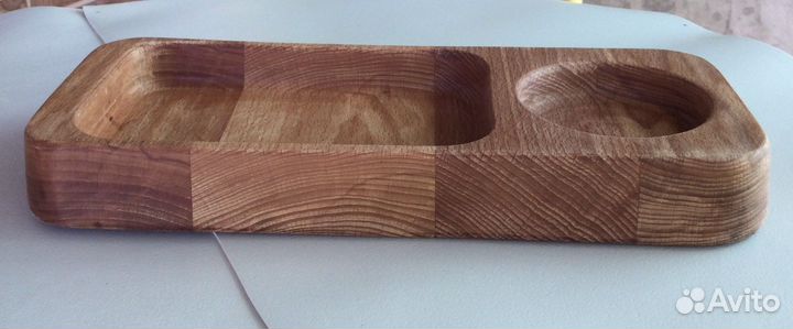 Поднос деревянный из бука,менажница