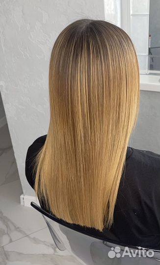 Кератиновое выпрямление волос