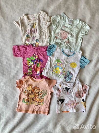 Детские вещи пакетом 74 80 для девочки