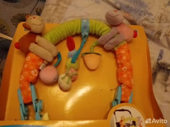 Дуга с игрушками мягкая полностью