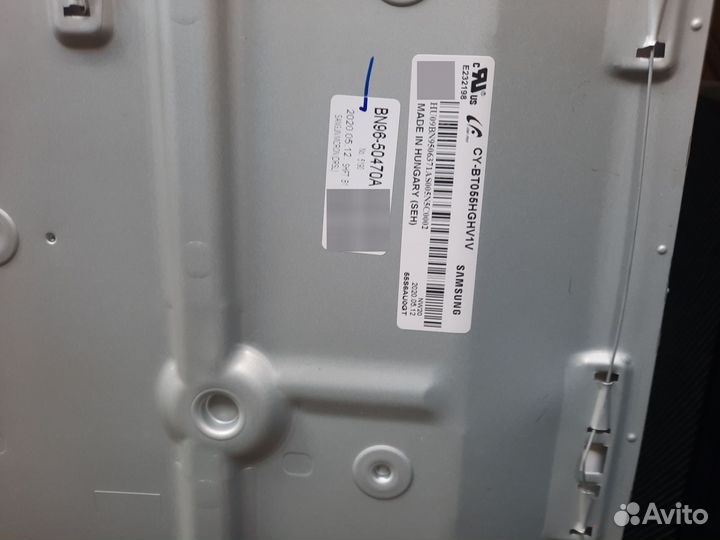 Main плата samsung UE55TU8000 блок питания