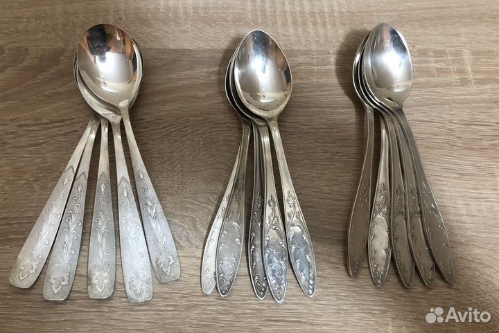 Столовые ложки мельхиор СССР