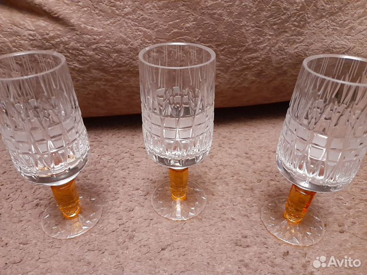 Фужеры хрустальные СССР