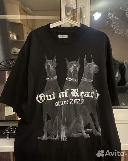 Out of reach Frht футболка dobermans black