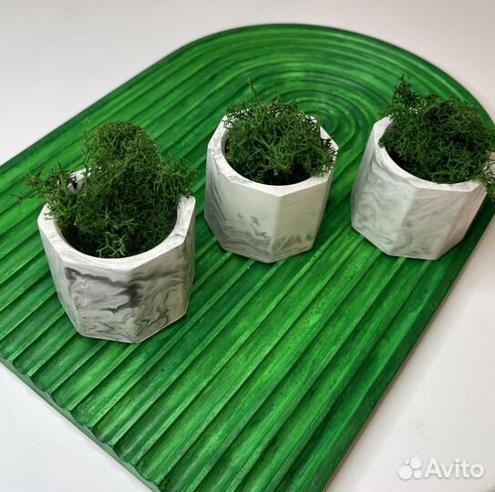 Гипсовое кашпо