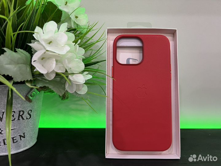 Чехол на iPhone 13 pro max MagSafe кожа