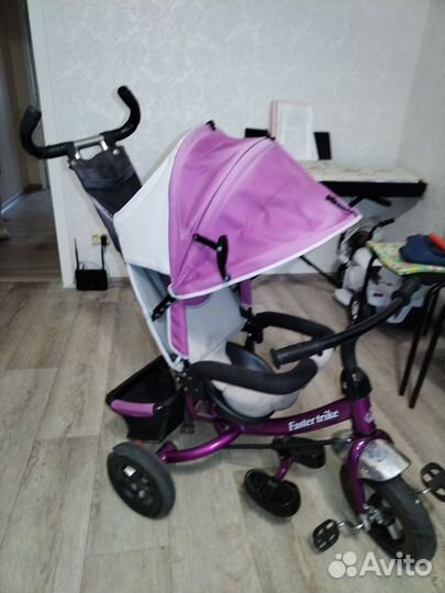 Детский велосипед с ручкой бу