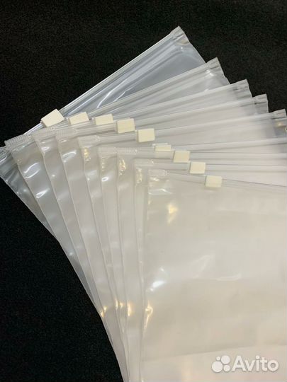 Пакет зип лок с бегунком матовый 70 микрон