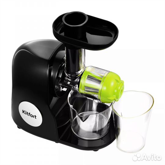 Соковыжималка шнековая Kitfort кт-1111-1 черный