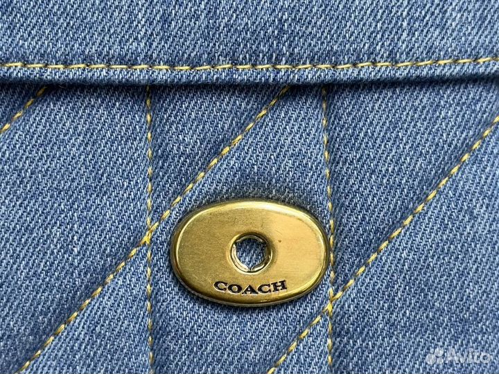 Сумка женская Coach джинсовая