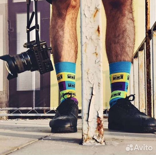 Носки мужские цветные (41-45 размер)