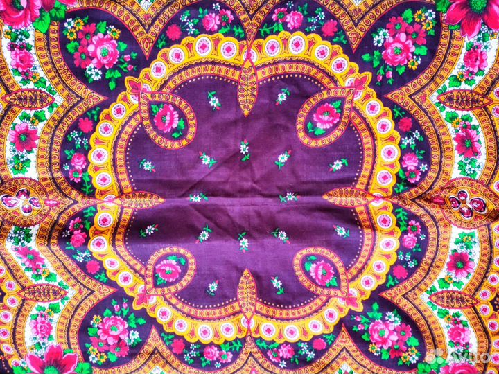 Павлопосадский платок шерсть 92*92