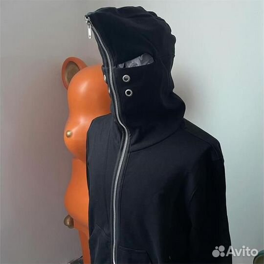 Зип худи rick owens balaclava