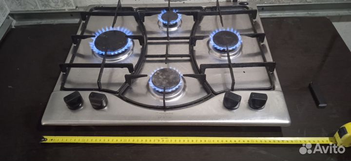 Газовая варочная панель 4 конфорки ariston