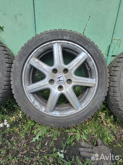 Колеса диски+резина 225/50r17 зимние шипы