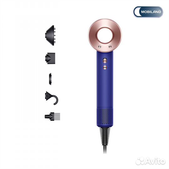 Фен Dyson Supersonic HD08, Vinca Blue/Rose