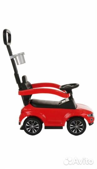 Машинка каталка толокар с ручкой