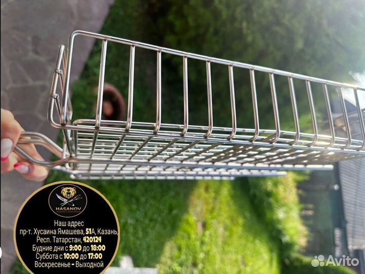 Профессиональная решётка из нержавеющей стали