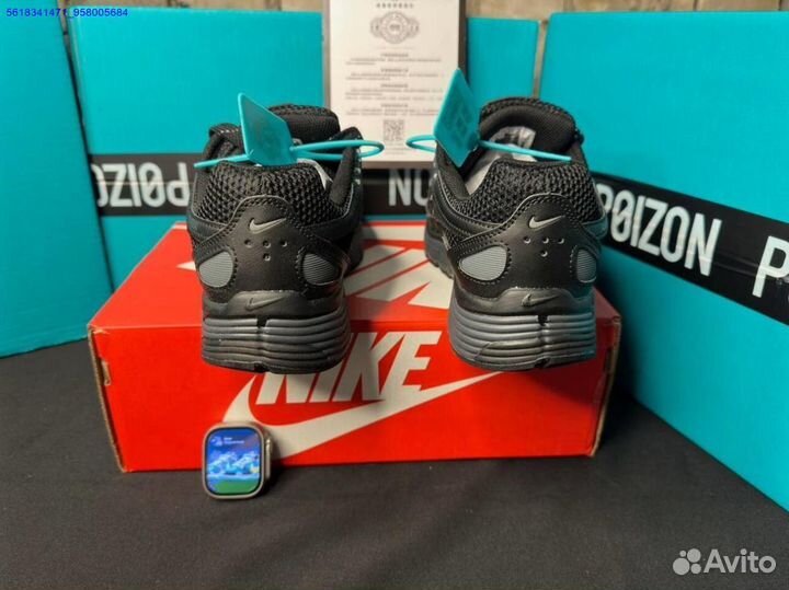 Кроссовки nike p6000 black poizon