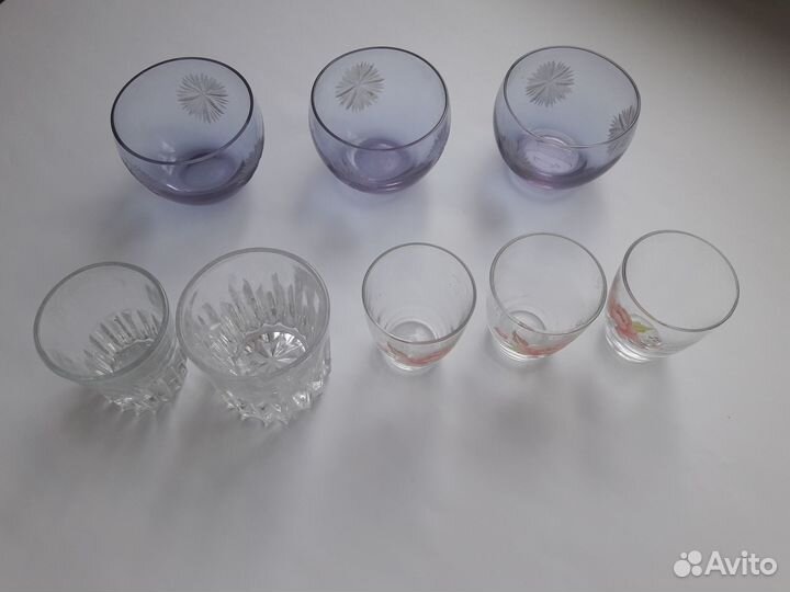 Ваза, пивные бокалы, рюмки, графины