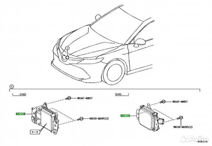 Датчик Toyota Corolla toyota 2006