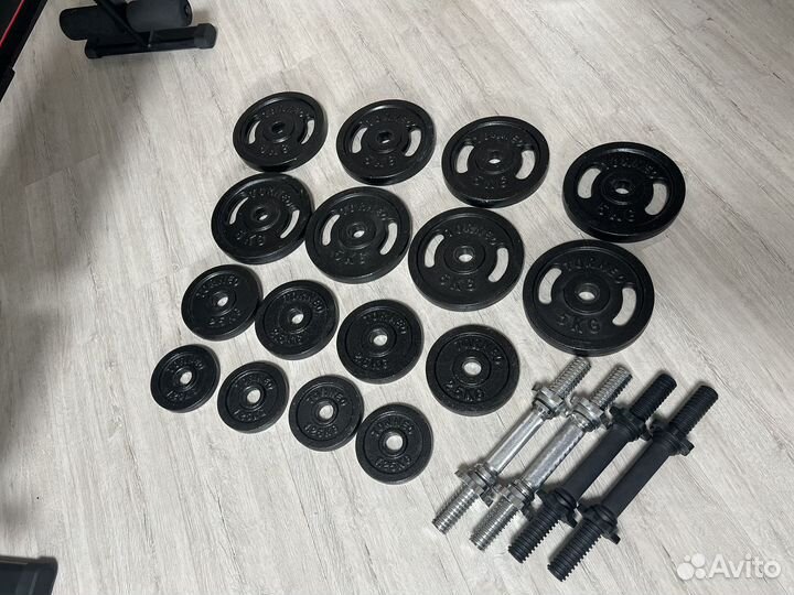 Гантели разборные Torneo 55кг