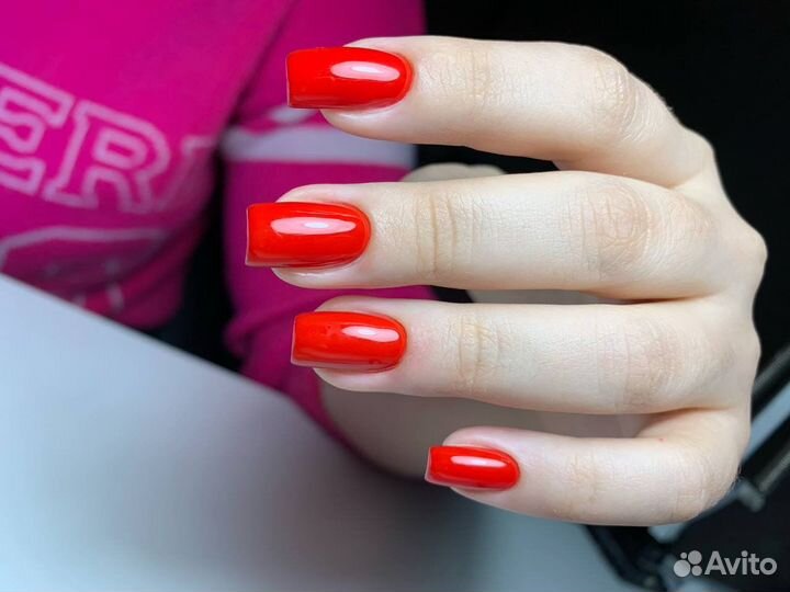 Маникюр Гель Лак Наращивание