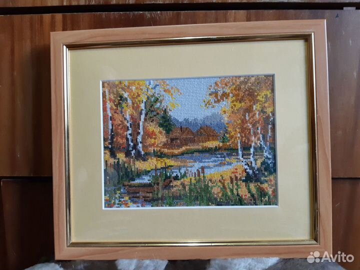 Картина вышитая крестом