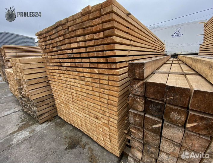 Пиломатериал доска брус