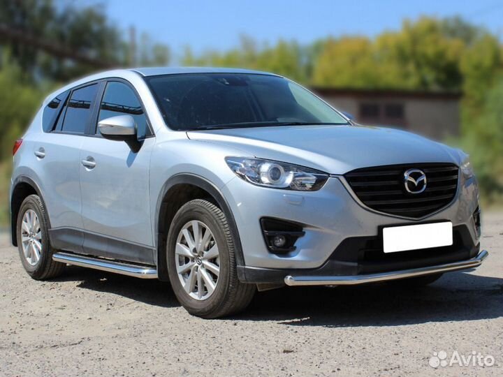 Защита переднего бампера Mazda CX -5,2014-2016г.в