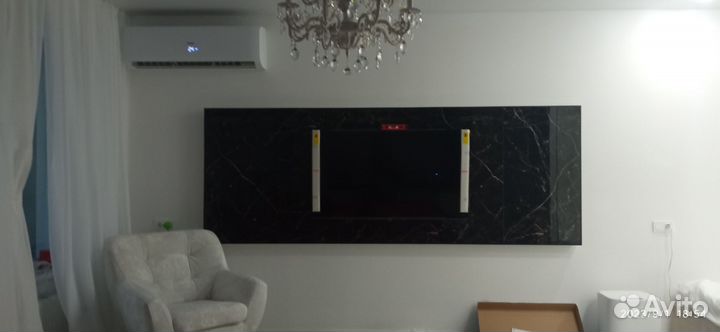 Установка кронштейна подвес телевизора