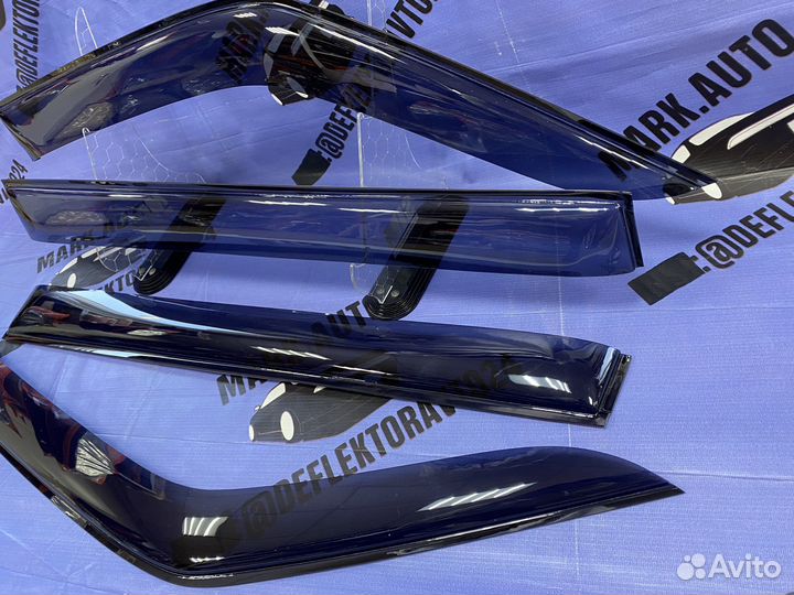 Ssang Yong Musso 98-05 Дефлекторы окон, Ветровики