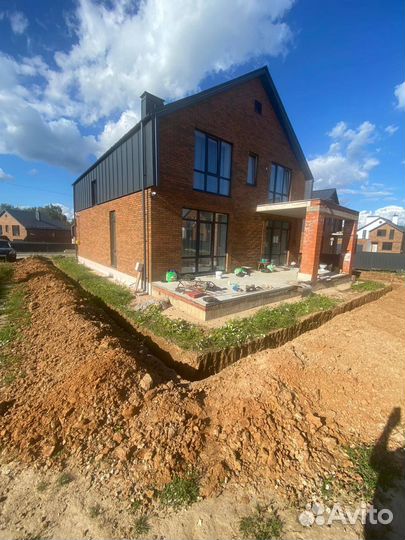 Услуги дренажа фундамента