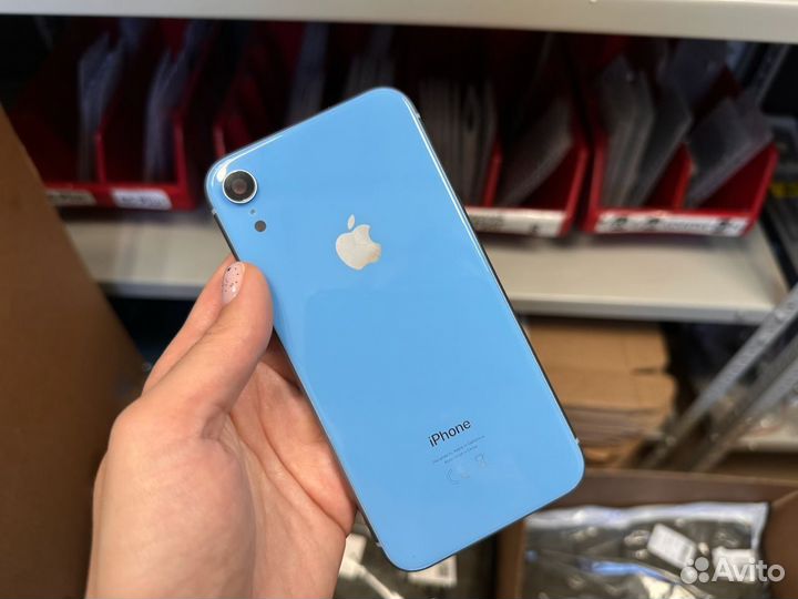 Корпус iPhone XR синий (Арт.55368)