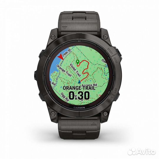 Garmin Fenix 7x Pro Sapphire Solar титановый