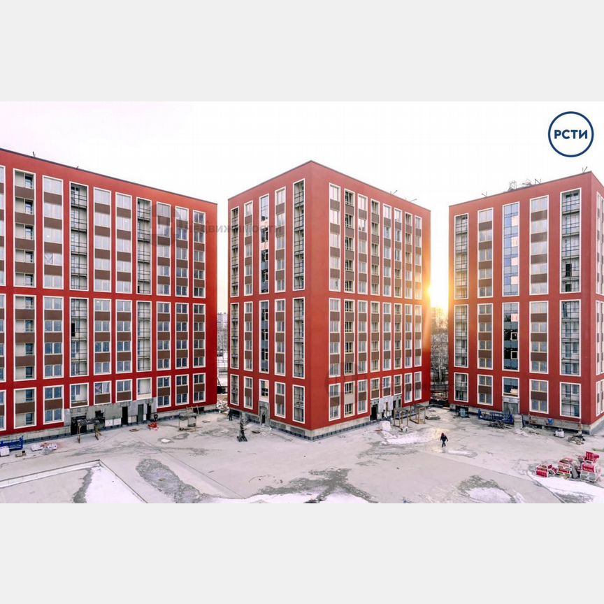 2-к. квартира, 51,6 м², 5/12 эт.
