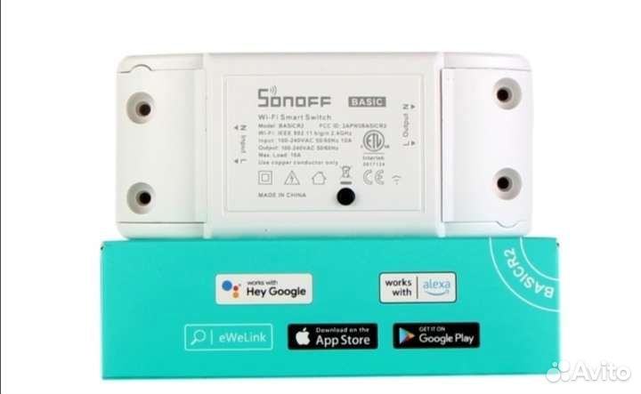 Умное smart реле Sonoff basic r2