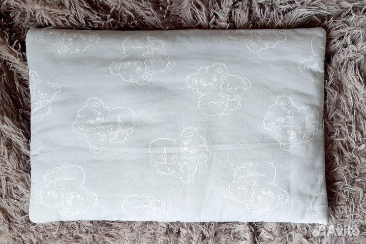 Подушка для малыша 40х60 на 1-2,5 года