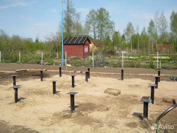 Винтовые сваи с монтажом под ключ