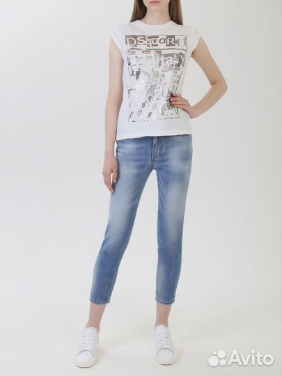 Хлопковая майка Dsquared2