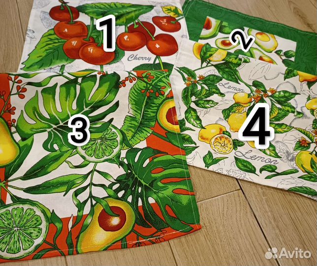 Кухонные льняные полотенца