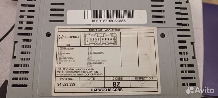 Штатная магнитола chevrolet aveo T250