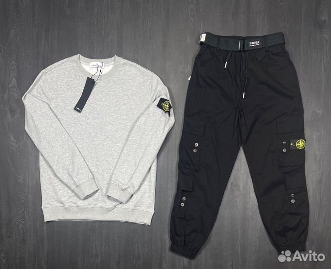 Костюм свитшот и джогеры Stone Island